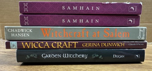 Witchcraft books lot - lot,